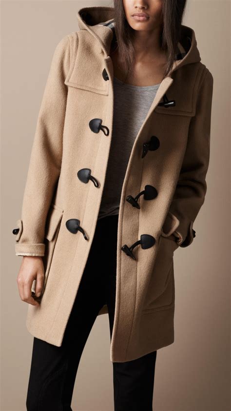 duffelcoat dame burberry|duffle coat burberry femme.